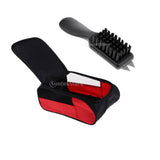 Maxbell Golf Brush Groove Cleaner Nylon Shoes Brush Shoehorn & Shoes Carry Bag Pouch
