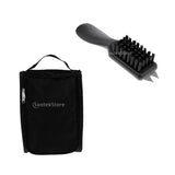 Maxbell Golf Brush Groove Cleaner Nylon Shoes Brush Shoehorn & Shoes Carry Bag Pouch