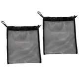 Maxbell 20x24cm Mesh Net Bag Pouch Golf Table Tennis Ball Carry Holder Storage 2pcs