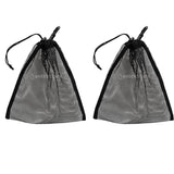 Maxbell 20x24cm Mesh Net Bag Pouch Golf Table Tennis Ball Carry Holder Storage 2pcs