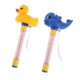 Maxbell 2 Pcs Pool & Spas Thermometer Set Floating Water Temperature with Rope
