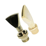 Maxbell 2Pcs Brass Fan Shape Fountain Nozzle Spring Sprinkler Spray Head Pond Garden