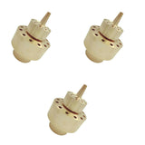 Maxbell 3Pcs Brass 2-Layer Column Fountain Nozzle Set Sprinkler Sprink Spray Pond