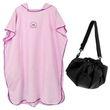 Maxbell Adult Surf Beach Hooded Poncho Wetsuit Changing Robe & Changing Mat