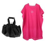 Maxbell Adult Surf Beach Hood Poncho Wetsuit Changing Robe & Changing Mat Rosy