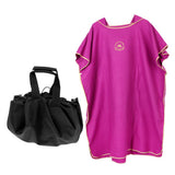 Maxbell Adult Surf Beach Hood Poncho Wetsuit Changing Robe & Changing Mat Purple