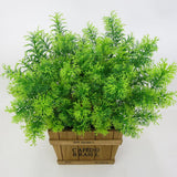 Maxbell 6Pcs 30cm Green Artificial Cedar Tree Home Garden Decoration Conifer Tree