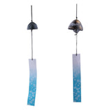Maxbell 2pcs Japanese Furin Wind Chime Cast Iron Iwachu Bells  Bronze & Dark Green