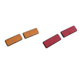 Maxbell Rectangle Reflectors Universal for Motorcycle ATV Dirt Bike Scooter