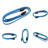 Maxbell 5pcs 1M SATA 3.0 III SATA3 SATAiii High Speed 6GB/s Data Cable Cord Blue