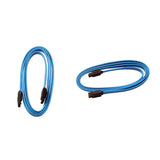 Maxbell 2pcs 1M SATA 3.0 III SATA3 SATAiii High Speed 6GB/s Data Cable Cord Blue