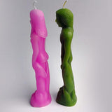 Maxbell 2 Pieces Men Women Shape Candle Mould Soap Mold for Candle Making DIY Craft