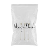 Maxbell 3pcs Stainless Steel Muddler Threaded Stirring Cocktail Spoon Bar Tools