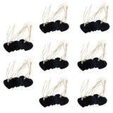 Maxbell 80 Pieces Wooden Heart Hanging Chalkboard Memo Message Blackboard Wedding