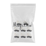 Maxbell 80 Pieces Wooden Heart Hanging Chalkboard Memo Message Blackboard Wedding