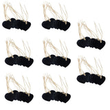 Maxbell 80 Pieces Wooden Heart Hanging Chalkboard Memo Message Blackboard Wedding