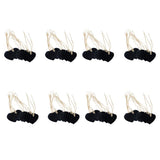 Maxbell 80 Pieces Wooden Heart Hanging Chalkboard Memo Message Blackboard Wedding