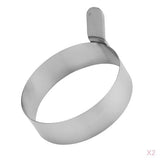 Maxbell 2pcs Nonstick Egg Fryer Round Ring Kitchen Cooker Mold Breakfast Maker 9cm