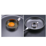 Maxbell 2pcs Nonstick Egg Fryer Round Ring Kitchen Cooker Mold Breakfast Maker 9cm