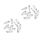 Maxbell 20Pcs Stainless Steel Long Line Longline Clips for Fishing Snapper or Shark