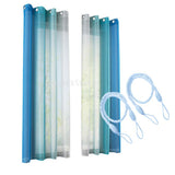 Maxbell 2 Pcs Voile Sheer Window Curtain Panel Total Width 280cm Size XL