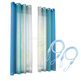Maxbell 2 Pcs Voile Sheer Window Curtain Panel Total Width 280cm Size XL