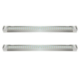 Maxbell 2x 90cm Full Spectrum LED Grow Light Tube Strip Plant Bloom Double Line T8