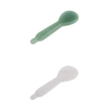 Maxbell 2 Pieces Jade Stone Guasha Board Chinese Gua Sha Scraping Face Massage Tool