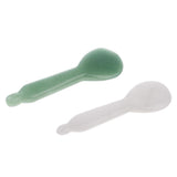 Maxbell 2 Pieces Jade Stone Guasha Board Chinese Gua Sha Scraping Face Massage Tool