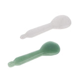 Maxbell 2 Pieces Jade Stone Guasha Board Chinese Gua Sha Scraping Face Massage Tool