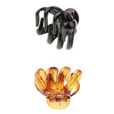Maxbell 2pcs  Hair Claw Clips Thick Hair Octopus Jaw Folding Hairpin for Women