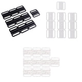 Maxbell 30 Pairs Bra Closure Clasps Clips Back Strap Holder Lingerie Accessories