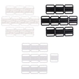 Maxbell 30 Pairs Bra Closure Clasps Clips Back Strap Holder Lingerie Accessories