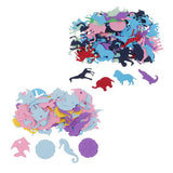 Maxbell 200 Pieces Animals Shape Paper Throwing Confetti Table Scatter for Party