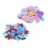 Maxbell 200 Pieces Animals Shape Paper Throwing Confetti Table Scatter for Party