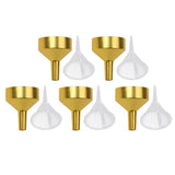 Maxbell 10pcs Plastic Metal Funnel Fill Liquid Water For Home Ice Ball Maker Tools