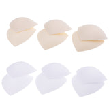 Maxbell 6 Pairs Soft Women's Triangle Bra Pads Inserts for Sports Bra Bikini