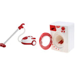 Maxbell Simulation Home Appliance Kids Role Play Toy Vacuum Cleaner +Washing Machine