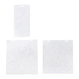 Maxbell 3 x Plasitc Quilting Template Stencils for Embroidery Patchwork Sewing Craft