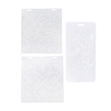Maxbell 3 x Plasitc Quilting Template Stencils for Embroidery Patchwork Sewing Craft