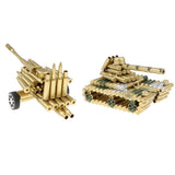 Maxbell Metal  Shell Artillery + Tank Model Metalwork Home Decor Collectibles