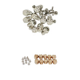 Maxbell 20 Sets Skull Studs Rivets Punk Rock DIY Spikes Shoes Bags Decor