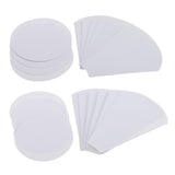 Maxbell 80 Pieces Flower Shape Paper Quilting Templates for Sewing Craft 56mm/71mm