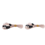 Maxbell 2 Pieces FM Radio Antenna Dipole Antenna for SONY Radio Stereo Receiver