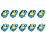 Maxbell 10x Battery USB Adapter for  14.4V 18V Batteries Charger Adapter Blue