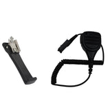 Maxbell Shoulder Remote Speaker Mic PTT for Motorola Radio XIR P6600 w/ Clip for XTS