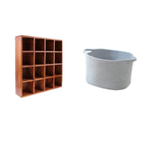 Maxbell Wall Mounted Storage Cabinet Shelf Home Organizer Rack+Storage Basket