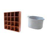 Maxbell Wall Mounted Storage Cabinet Shelf Home Organizer Rack+Storage Basket