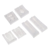 Maxbell 3 Set Polymer Clay Molds DIY Doll Bodies Fondant Cake Decorating Mold Tools