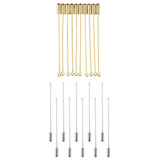 Maxbell 20 Piece Long Stick Needle Plug Lapel Hat Scarf Brooch Boutonniere Pins